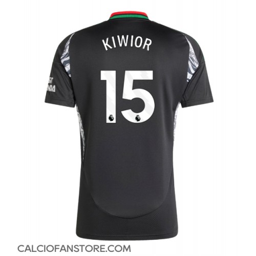 Maglia Calcio Arsenal Jakub Kiwior #15 Seconda Divisa 2024-25 Manica Corta